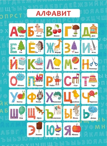 Феникс+ плакат А3 57813001 Обучающий Алфавит