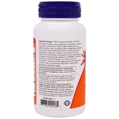 Now Foods, Кофермент B-Complex, 60 растительных капсул