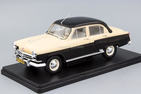 GAZ-M21 Volga black-beige 1:24 Legendary Soviet cars Hachette #39