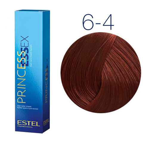 Estel Professional Princess Essex 6-4 (Темно-русый медный) - Крем-краска для волос