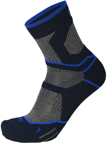 Элитные термоноски Mico Extra Dry Trek Medium Weight Blue для бега