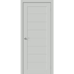 Купить Межкомнатная дверь ПЭТ Браво-20 Grey Silk глухая