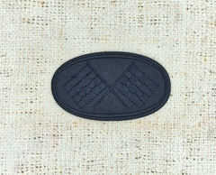 Термоаппликация, р. 8,5х4,5 см, чёрный