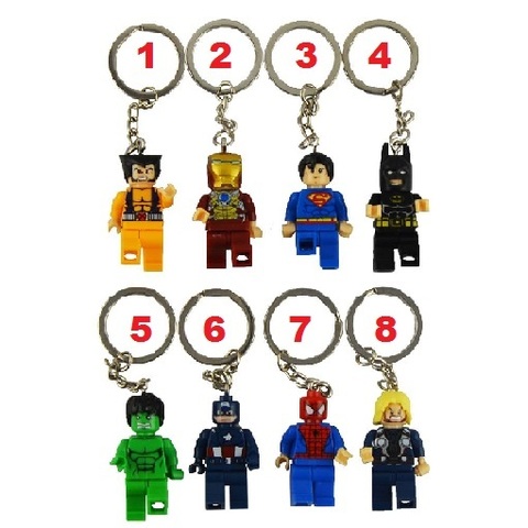 Брелок Minifigure Superheroes