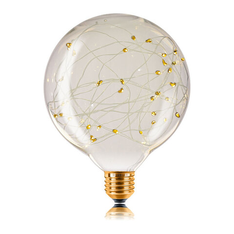 Лампа LED G125 Starry золотая колба