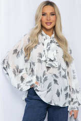 Блуза История любви (белая) Б13265-7М LT Collection
