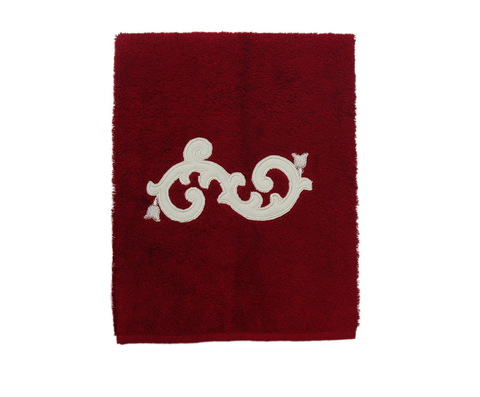 Полотенце 40x60 Old Florence Ricciolo бордовое