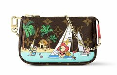 Клатч Louis Vuitton Mini Pochette Accessoires коричневый