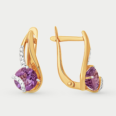 Серьги золотые