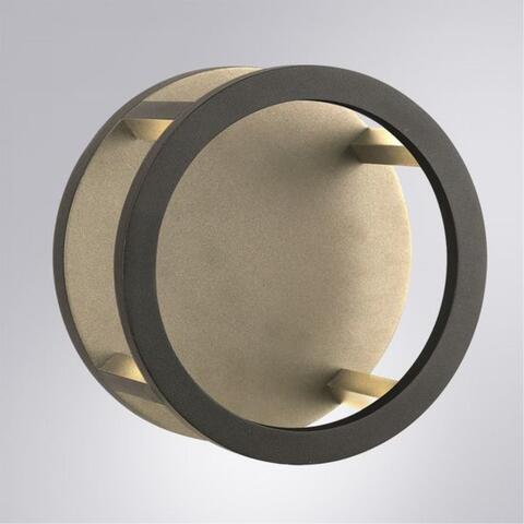 Уличный настенный светодиодный светильник Arte Lamp HASSALEH A3370AL-1BK