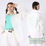 Рубашка (оверсайз, нашивка)