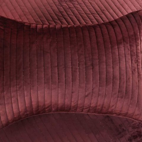 Покрывало 230х250 и 2 наволочки Sofi De MarkO Вельмонт бордовое