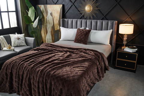 Плед 160х220 Sofi De MarkO Бернард шоколад