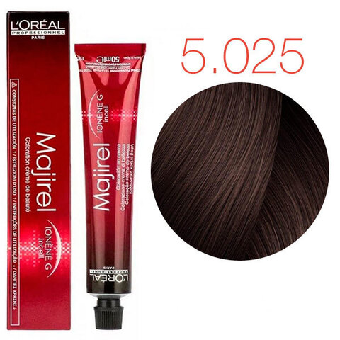 L'Oreal Professionnel Majirel French Brown 5.025 (Светлый шатен натуральный перламутрово-махагоновый) - Краска для волос