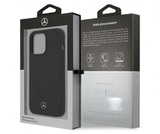 Силиконовый чехол Mercedes-Benz для iPhone 13 Pro Max (Черный)