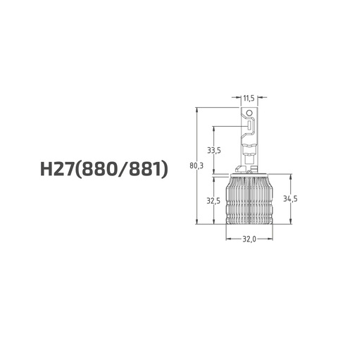 Светодиодные лампы MTF Light H27 ACTIVE NIGHT 6000K