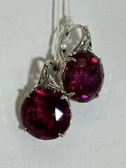 Этерия (серьги из серебра)