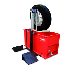 Ванна проверки на герметичность колес грузовых автомобилей