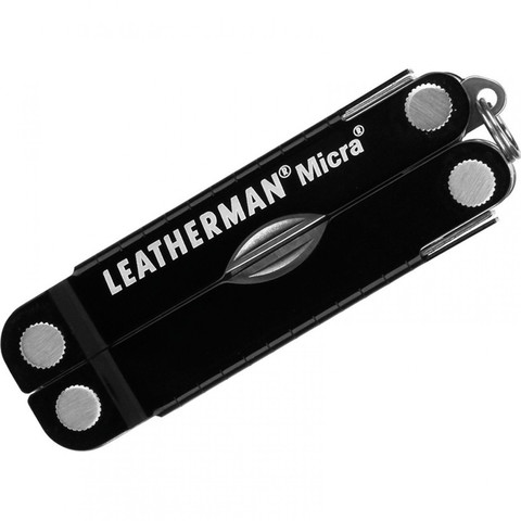 Мультитул Leatherman Micra 65 mm, 10 функций, чёрный (64320181N)