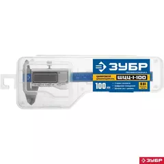 ЗУБР ШЦЦ-I-100-0.01, 100 мм, электронный штангенциркуль, Профессионал (34463-100)