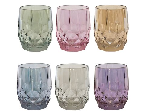 Набор стаканов 6шт 10см Cre Art Alkimia