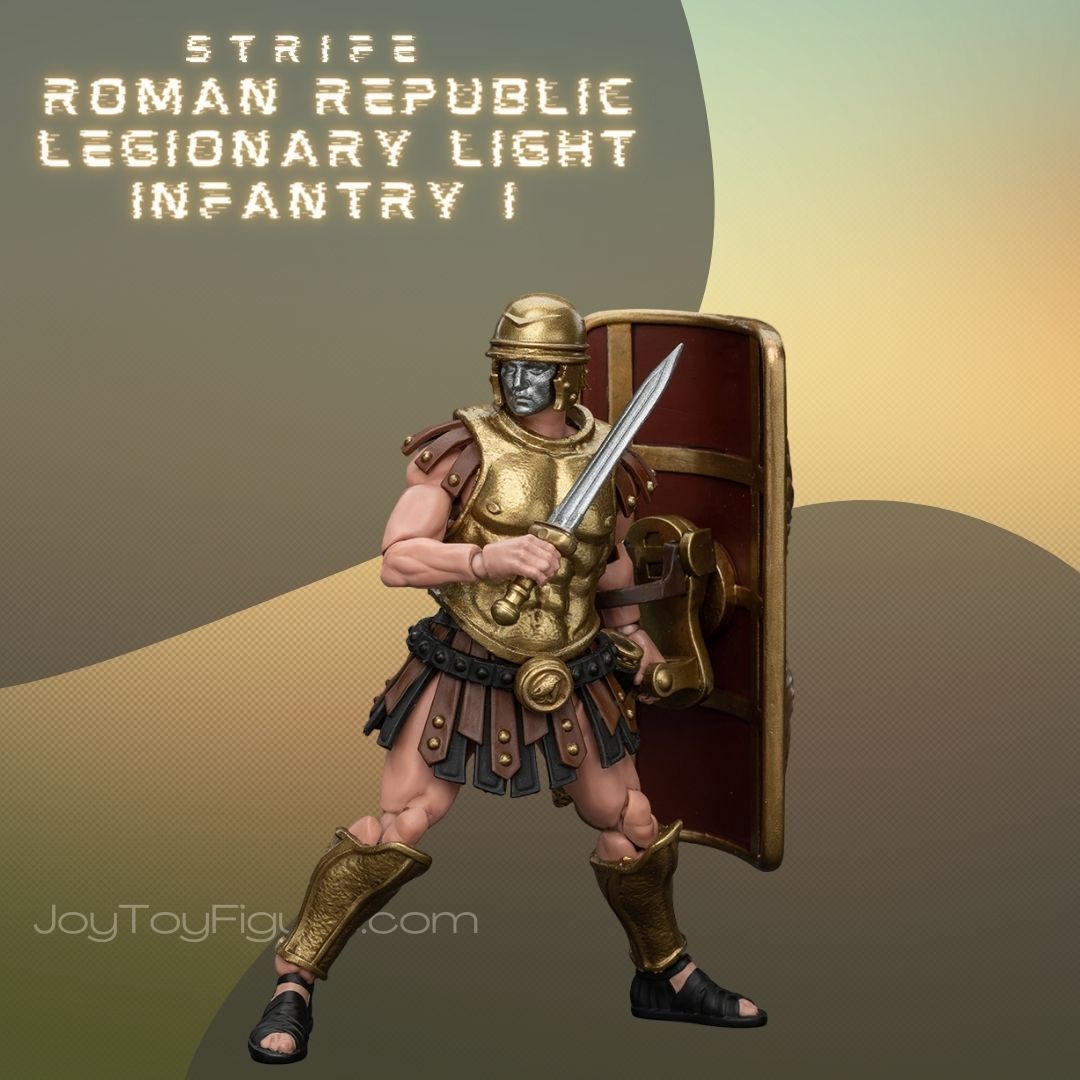 Фигурка Легионер Легкой Пехоты I масштаб 1/18 Roman Republic JoyToy