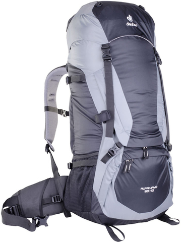 Картинка рюкзак туристический Deuter Alpamayo 60+10 Black-Titan - 1