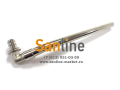 Трубка L-обр 20х15 L-750мм Sanline Classic подкл радиатора Арт.74020-750-MX (34020-750)