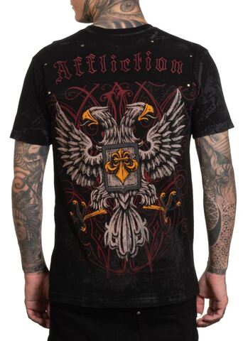 Affliction | Футболка мужская Glow Tee A27816 сзади