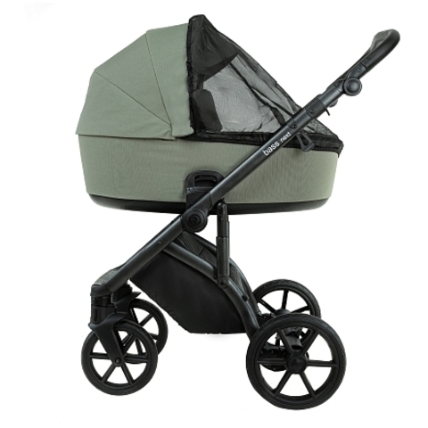 ROAN Коляска 2 в 1 Bass Next короб + прогулка Sage Green/Black