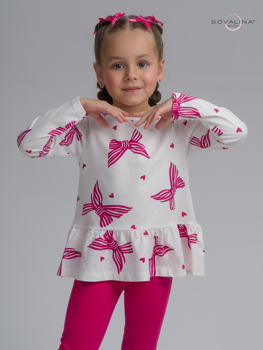 Костюм Алиса SG алые бантики-фуксия