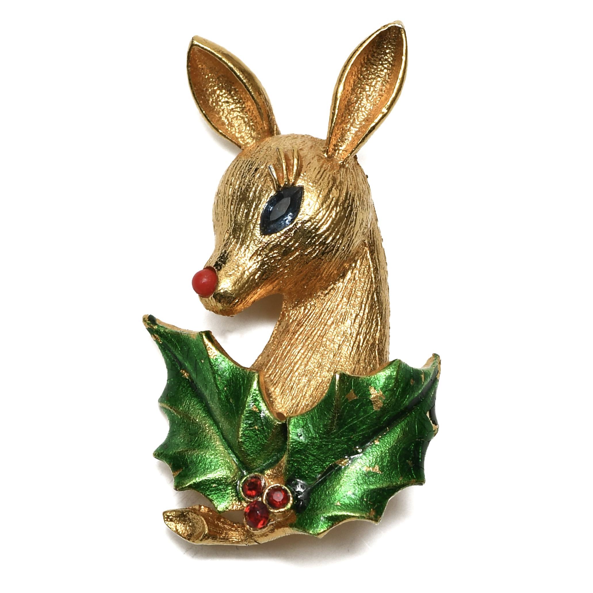 Новогодняя брошь «Олень» MYLU