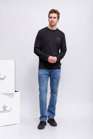 RICHMOND X Лонгслив хлопковый с логотипом