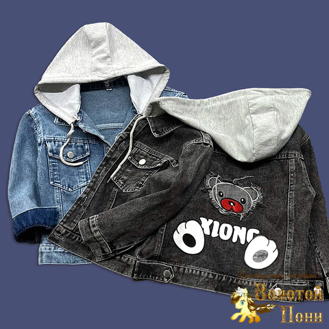 Куртка джинсовая м (5-9) 260106-L1033