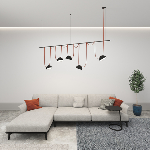 Трековый светильник Denkirs Belty Smart Flow DK5660-BK