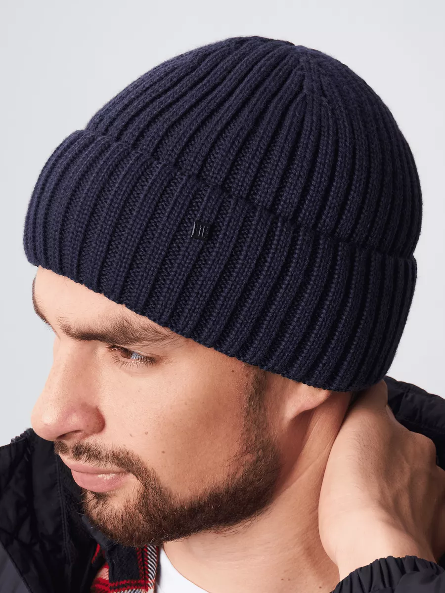 Шапка бини зимняя весенняя с флисом