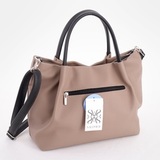 Сумка Саломея 465 норвежский тауп + черный