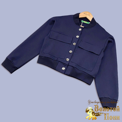 Жакет-бомбер хлопок д (9-13) 260415-WD140