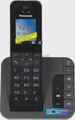 Радио-телефон Dect Panasonic KX-TGH220RUB черный автооветчик АОН — фото 4