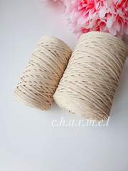 Milk polyester cord 4 mm