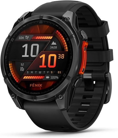 Умные часы Garmin Fenix 8 47 мм AMOLED Серый | Slate Gray (010-02904-00 | 010-02904-09)