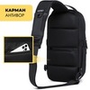 Картинка рюкзак однолямочный Ozuko 9735 Black - 14