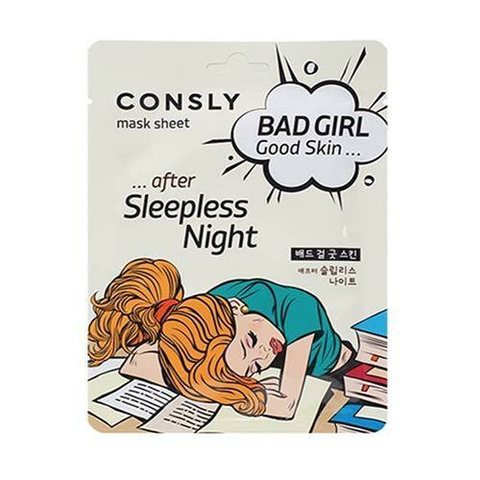 Consly Маска тканевая Bad Girl после бессонной ночи Good Skin after Sleepless Night Mask Sheet