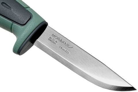 Нож перочинный Morakniv Basic 546 Limited Edition 2021, длина ножа: 206 mm, серый/зеленый (13957)
