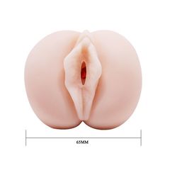 Компактный мастурбатор-вагина с эффектом смазки - 