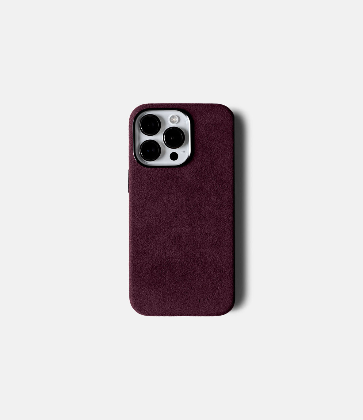 Hard Graft Fuzzy Chianti Red — чехол из алькантары для iPhone