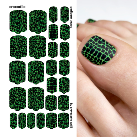 ПЛЕНКИ NAIL WRAPS CROCODILE (PED)