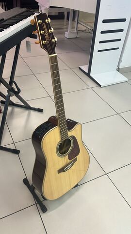 TAKAMINE G70 SERIES GD71CE-NAT электроакустическая гитара типа DREADNOUGHT CUTAWAY, цвет натуральный, верхняя дека массив ели