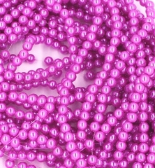 Бусины на леске 10 мм, 1 нить~94 шт-60 см