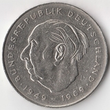 K5257, 1980, Германия, 2 марки F Теодор Хойс